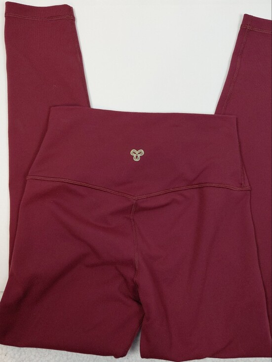 Aritzia Pants - Aritzia Golden Leggings Size 6 Burgundy Red Workout Gym‎ Yoga Active